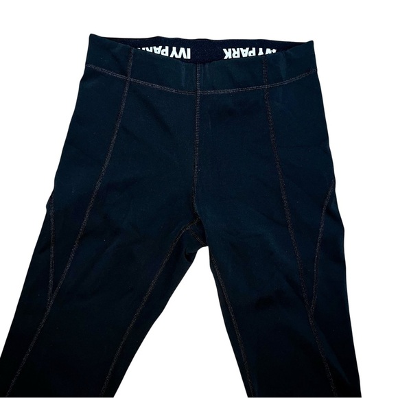 IVY PARK Black Sculpted Leggings Size Medium - Picture 7 of 9